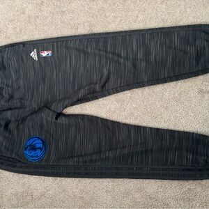 Dallas Mavericks Adidas Gray NBA Logo Track Pants